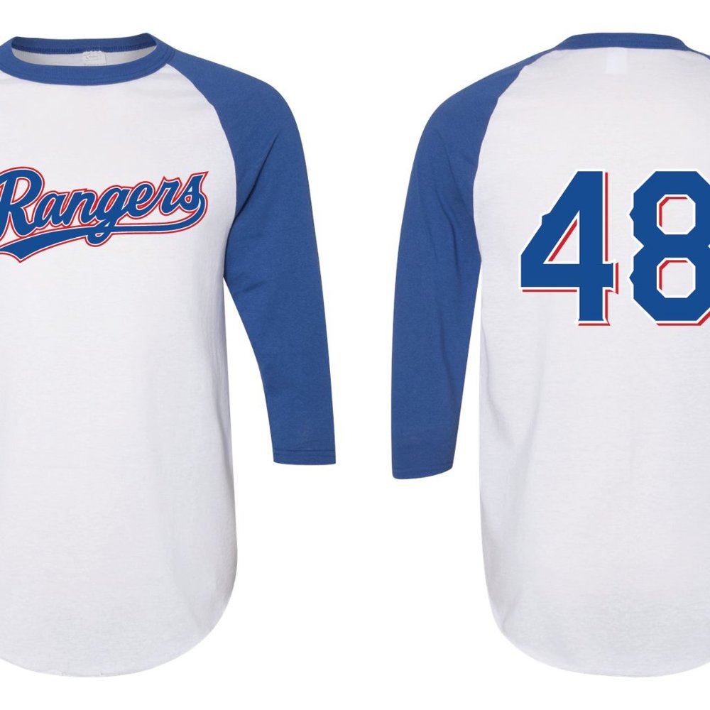 Texas Rangers Jacob deGrom Jersey T-Shirt
